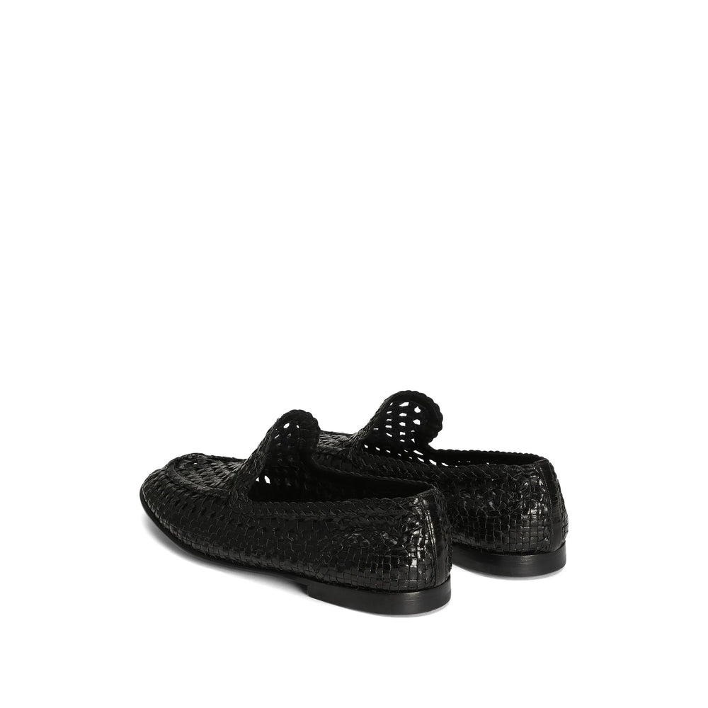 Dolce & Gabbana Black Slippers Men