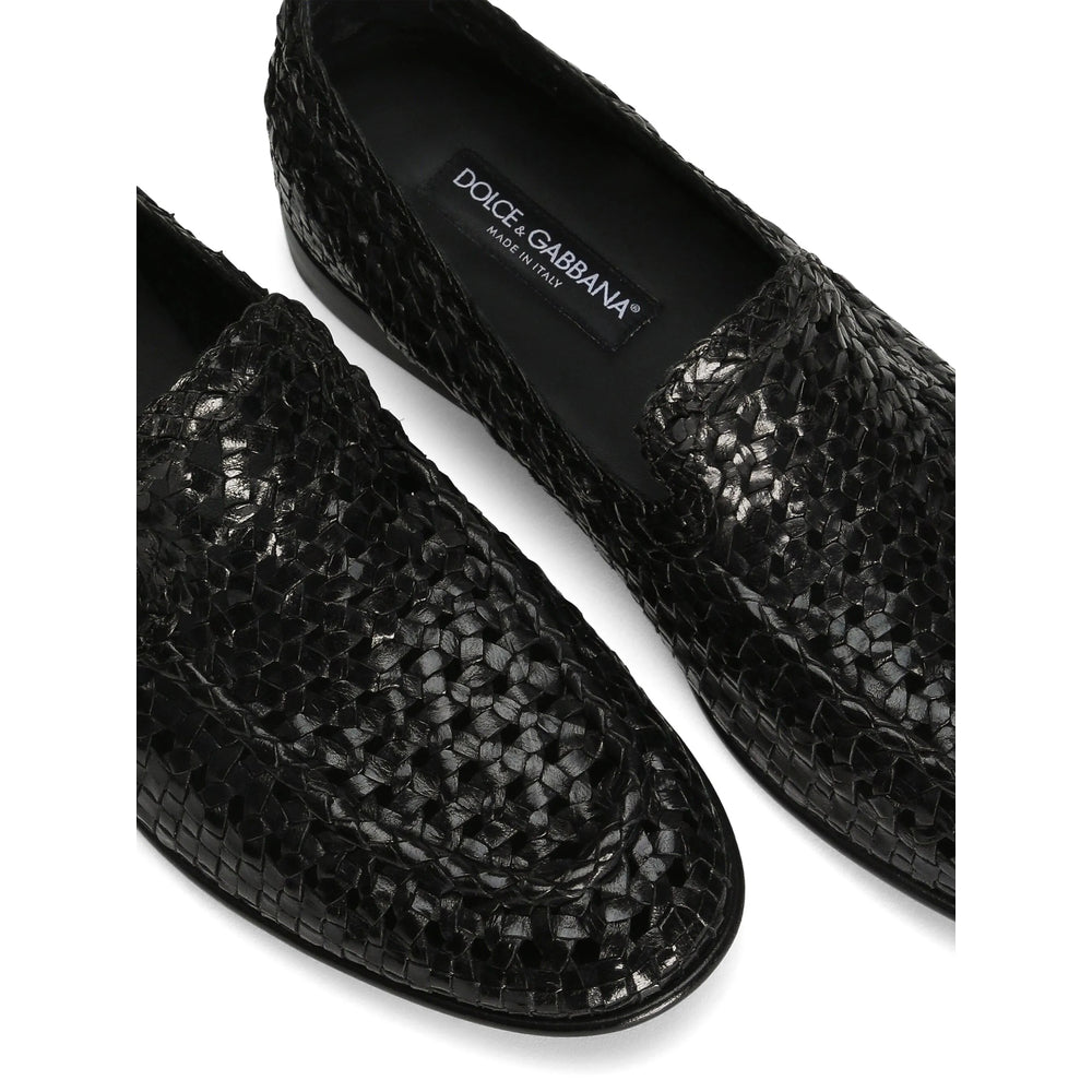Dolce & Gabbana Black Slippers Men