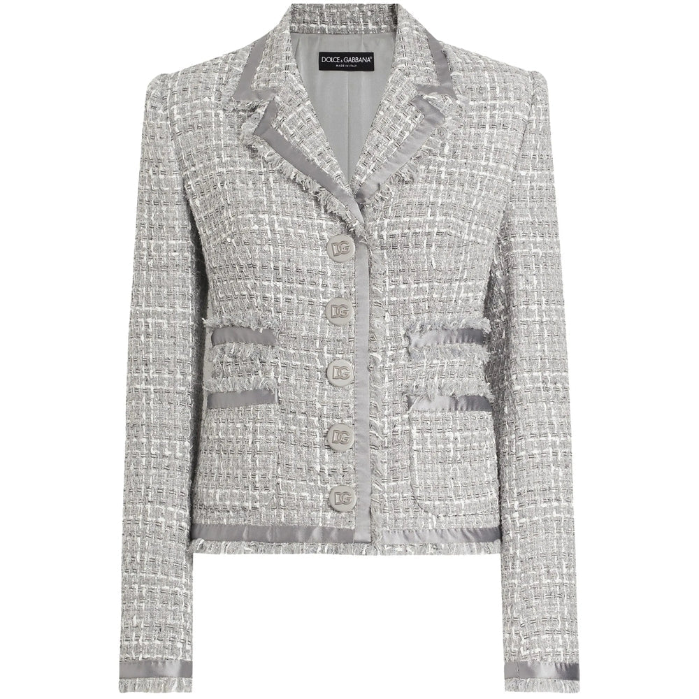 Dolce & Gabbana Grey Jackets - Blazers Women