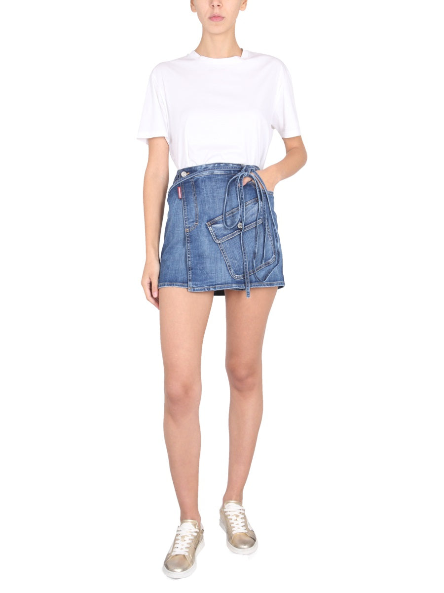 Dsquared Women Skirt With Pocket
