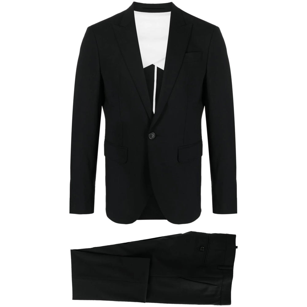 Dsquared2 Black Suits - Single Breasted Suits Men