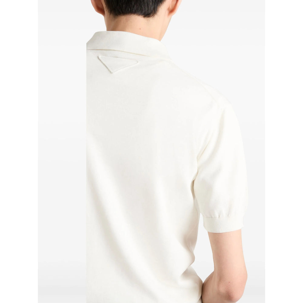 Prada White Polo Shirts Men