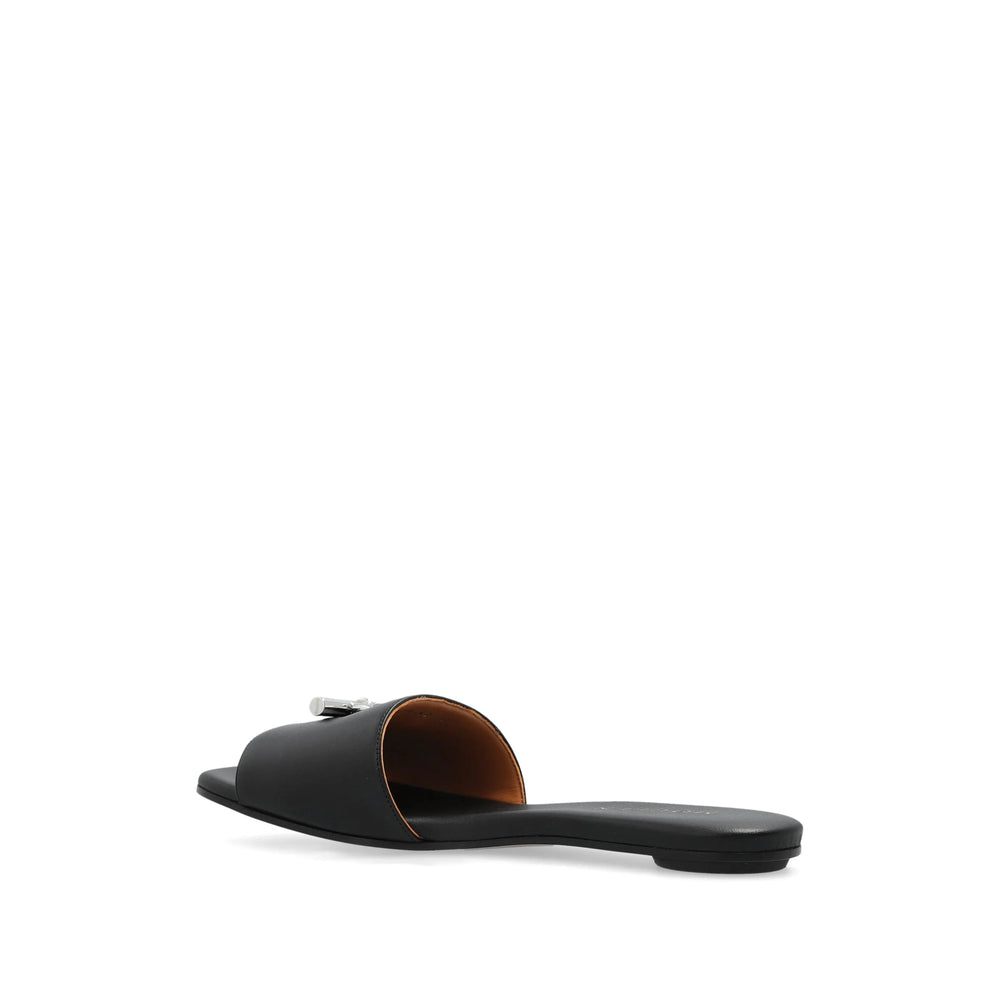 Alexander Mcqueen Black Flip-Flops & Slides Women