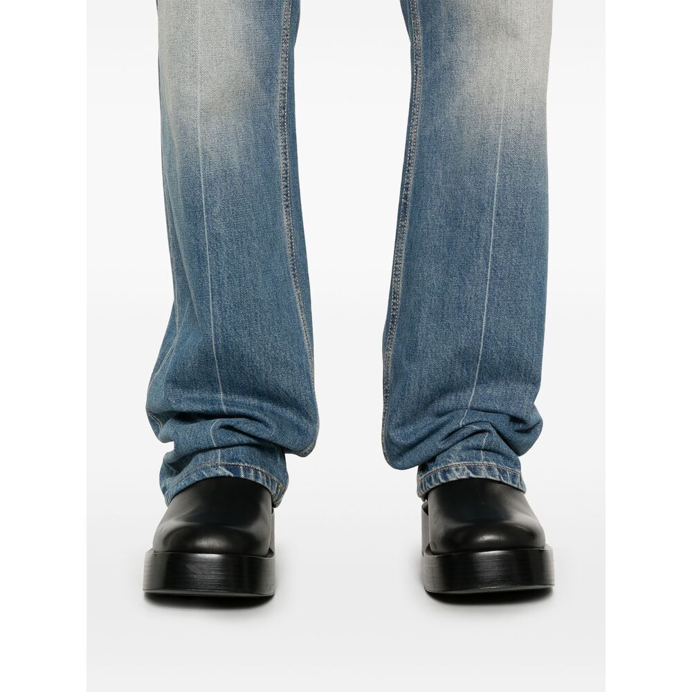 Alexander Mcqueen Blue Denim - Regular & Straight-Leg Jeans Men