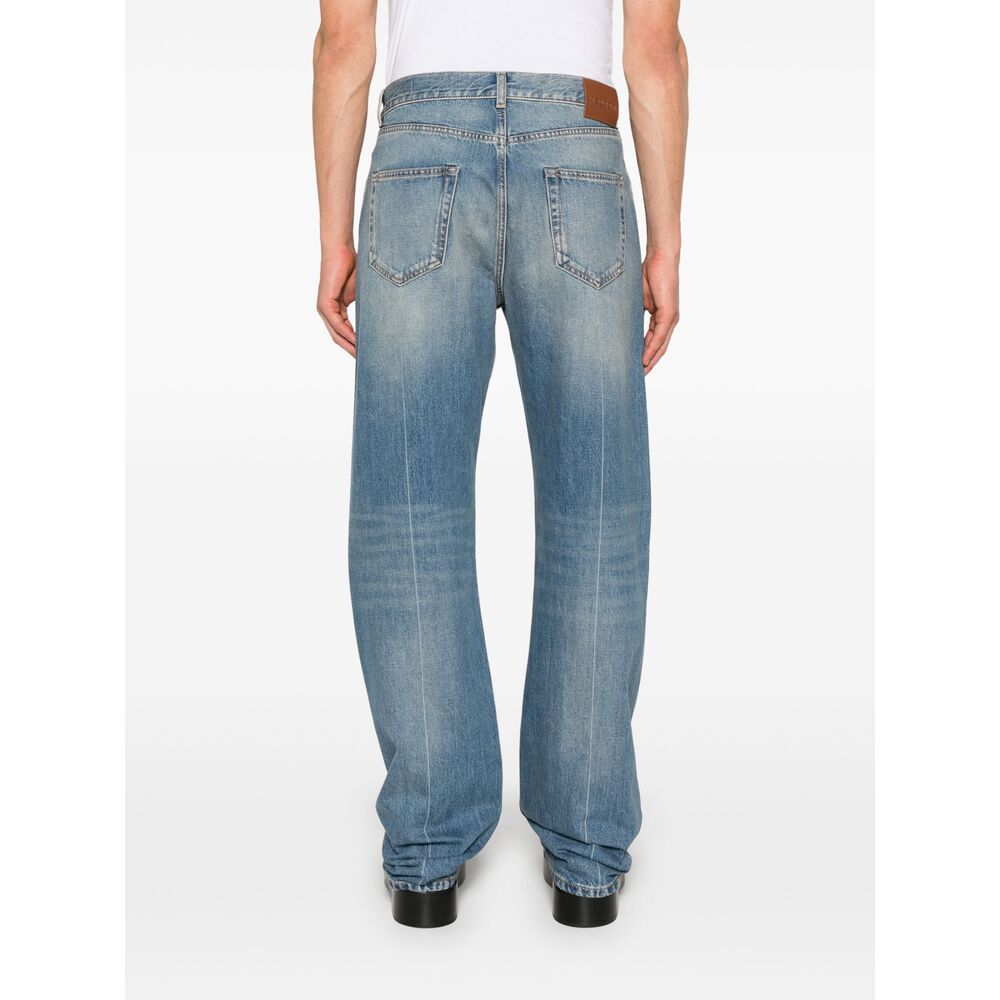 Alexander Mcqueen Blue Denim - Regular & Straight-Leg Jeans Men