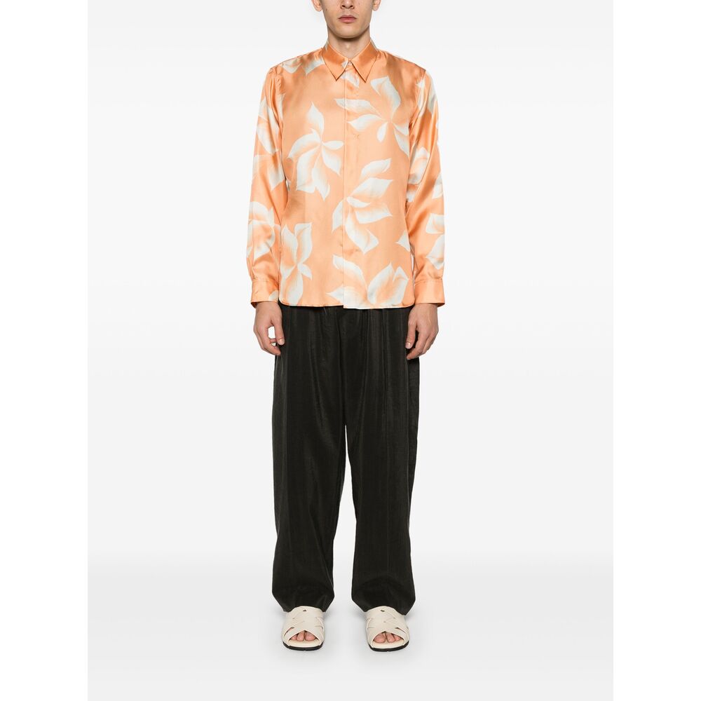 Dries Van Noten Orange Shirts Men