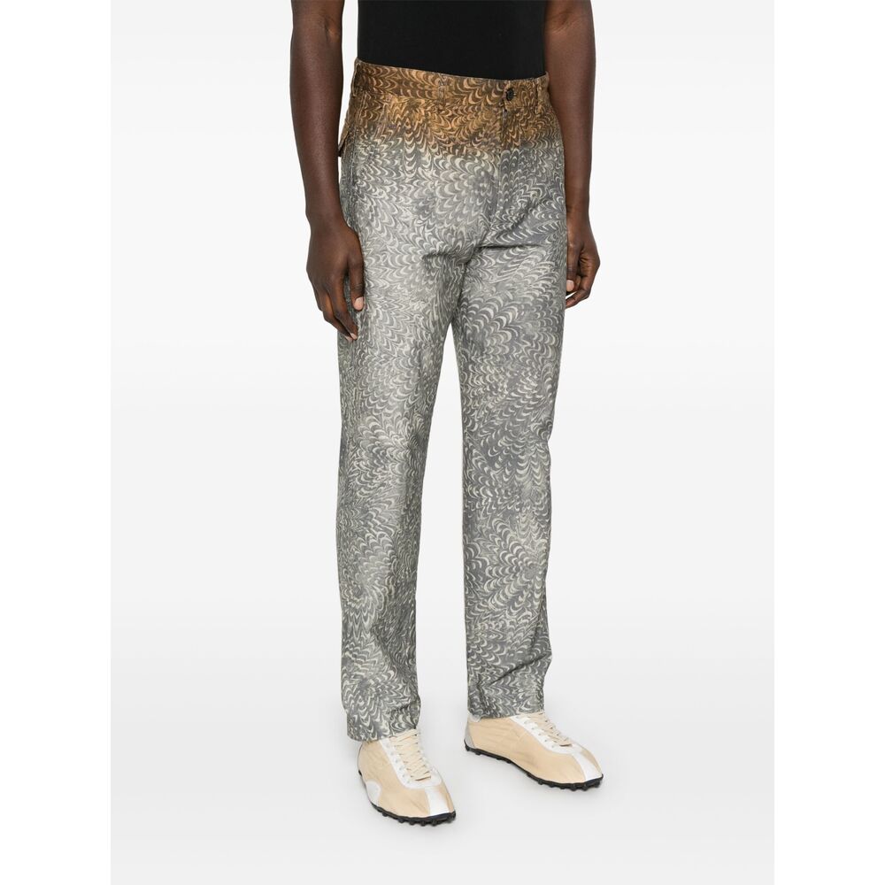 Dries Van Noten Grey Trousers - Tapered Trousers Men