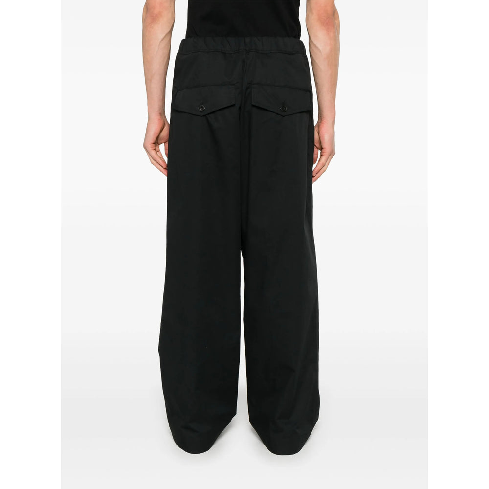 Dries Van Noten Black Trousers - Loose Fit Men