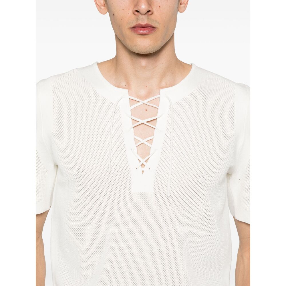 Dries Van Noten White T-Shirts & Vests - T-Shirts Men