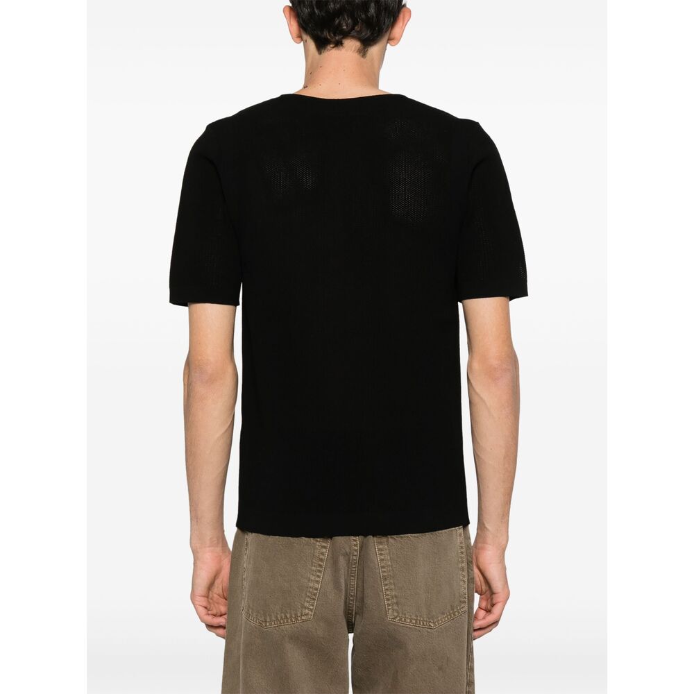 Dries Van Noten Black T-Shirts & Vests - T-Shirts Men