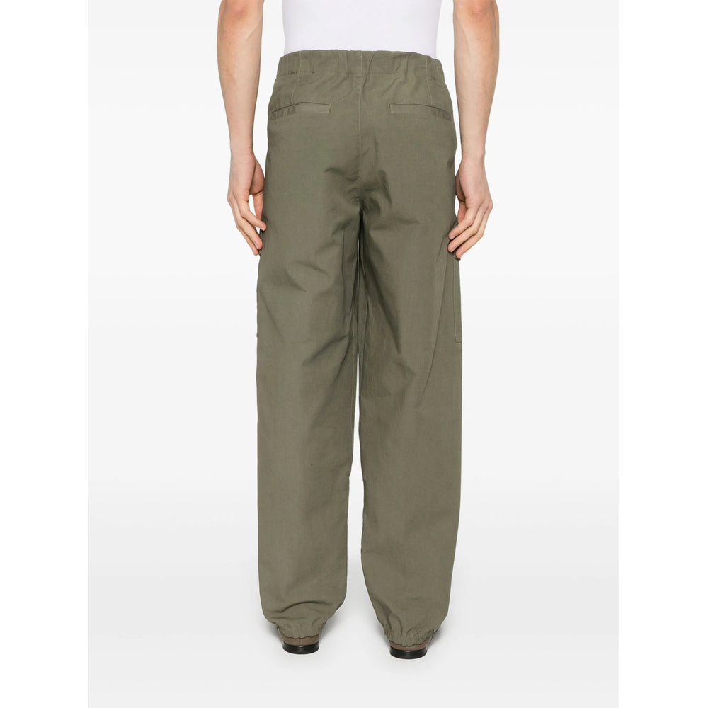 Dries Van Noten Green Trousers - Tapered Trousers Men