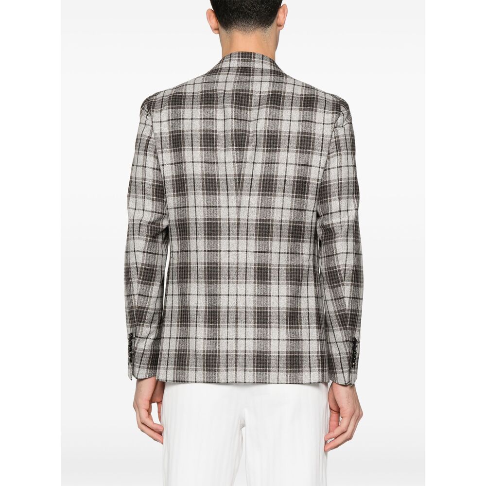 Tagliatore Brown Jackets - Blazers Men