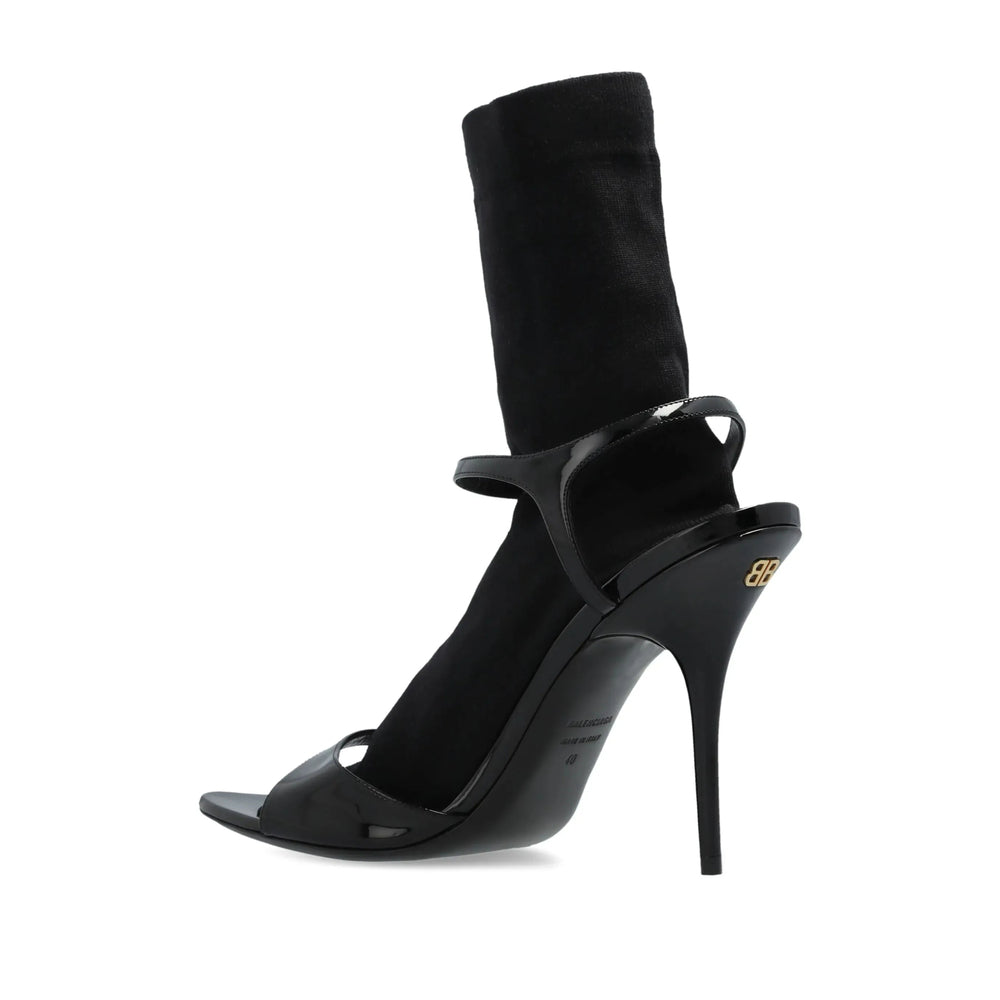 Balenciaga Black Sandals Women