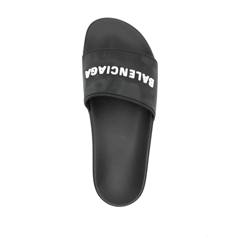 Balenciaga Black Flip-Flops & Slides Women