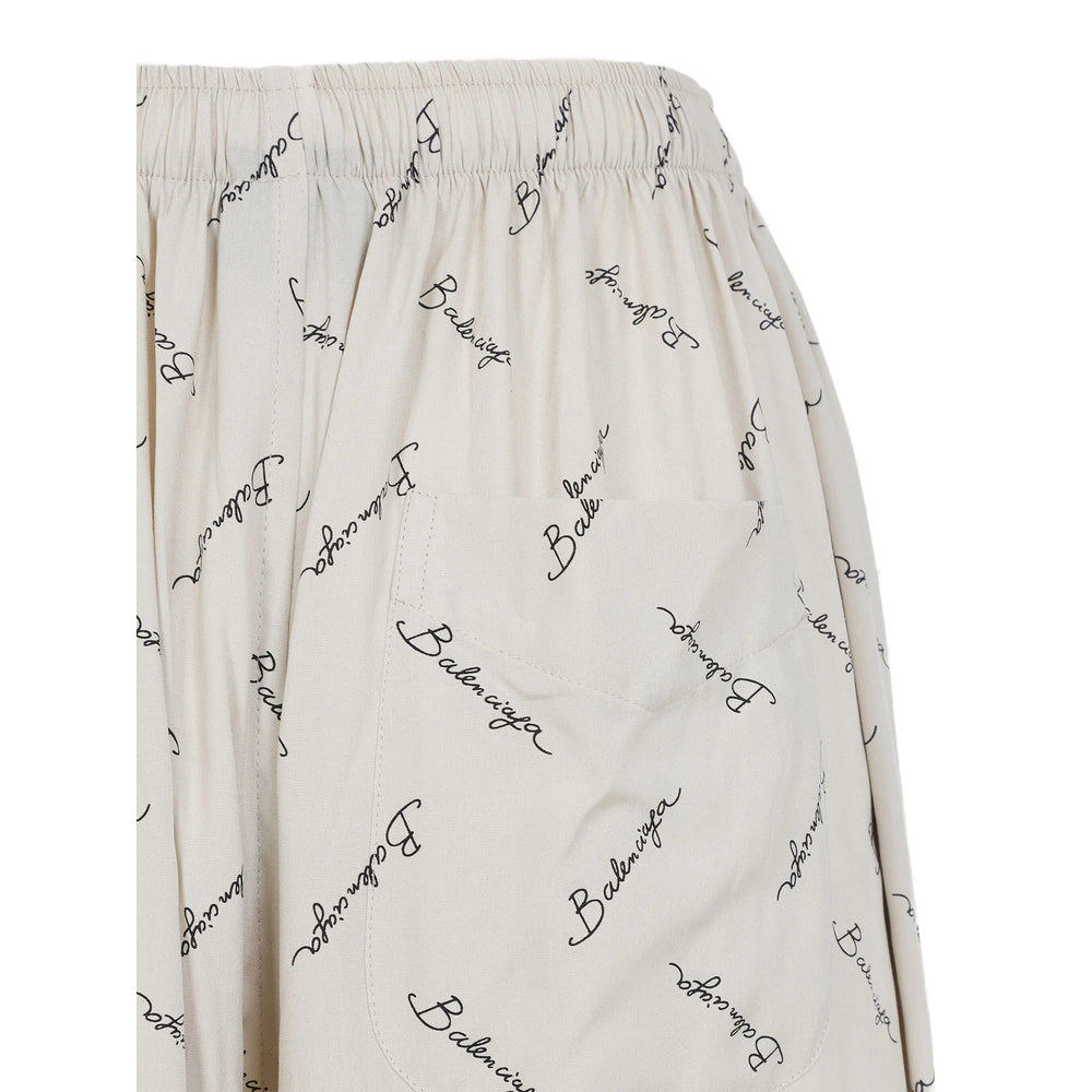 Balenciaga Neutrals Trousers - Palazzo Pants Women