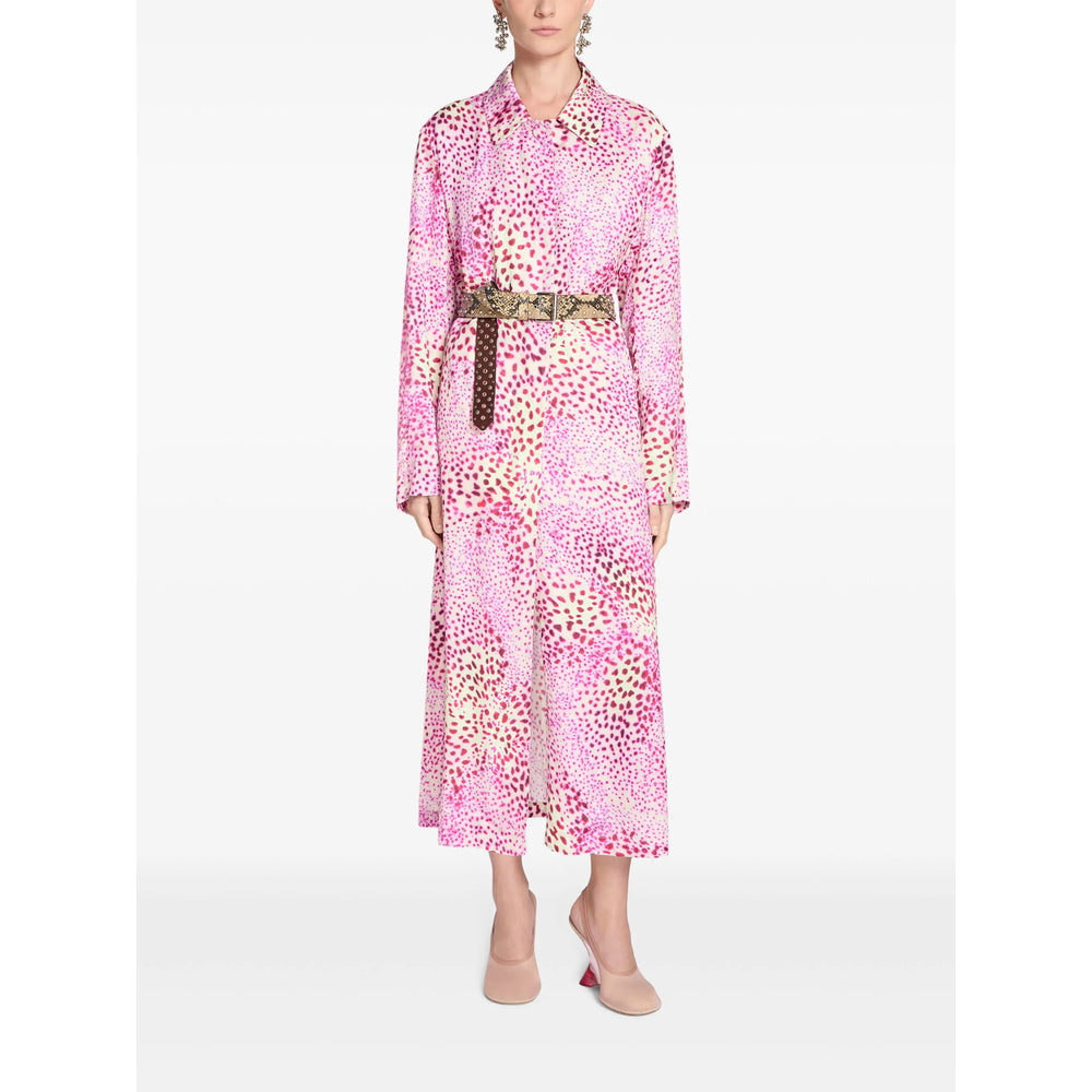 Dries Van Noten Pink Coats - Single Breasted Coats Women