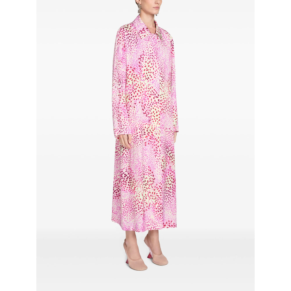 Dries Van Noten Pink Coats - Single Breasted Coats Women
