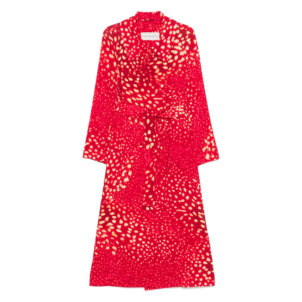 Dries Van Noten Red Coats - Double Breasted & Peacoats Women