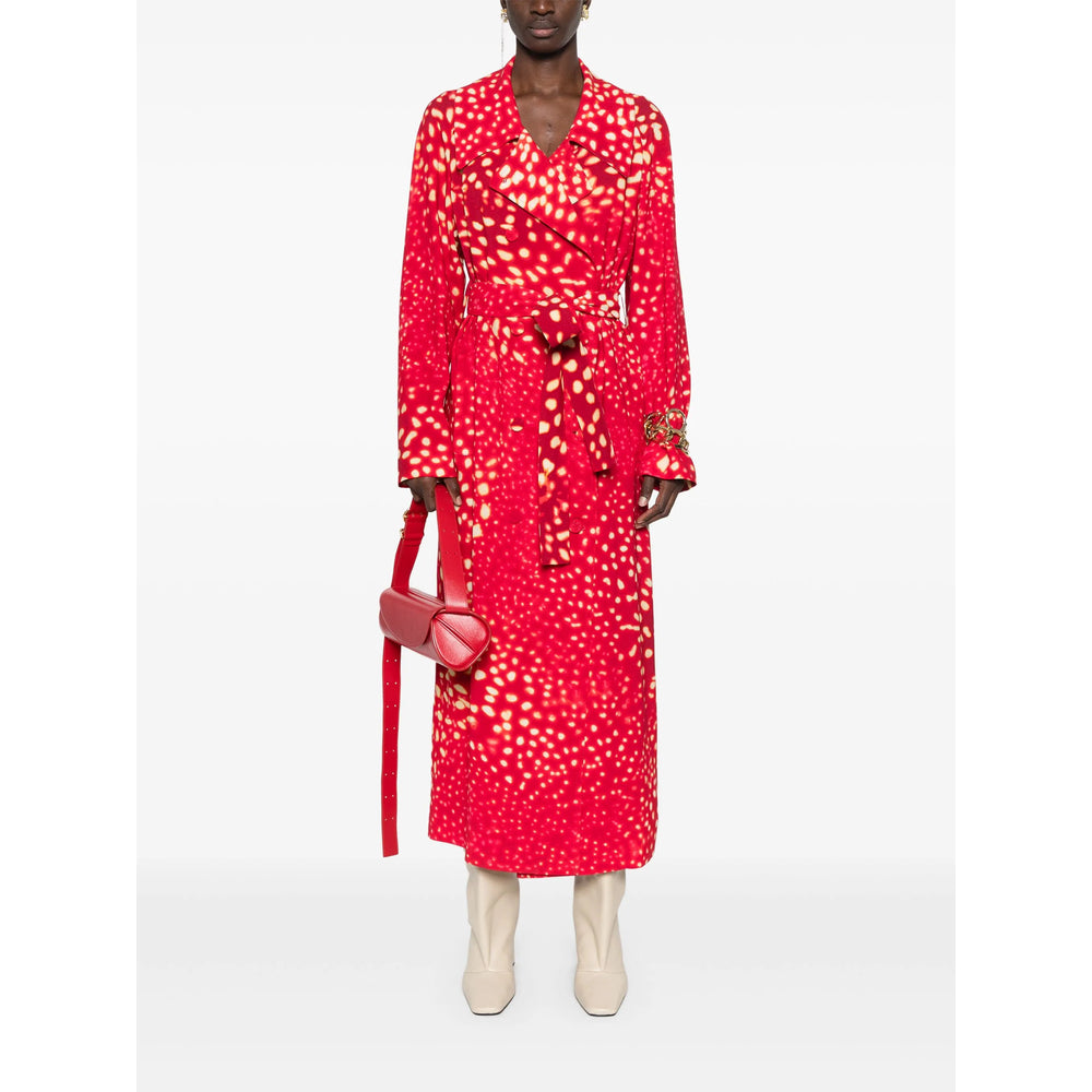 Dries Van Noten Red Coats - Double Breasted & Peacoats Women