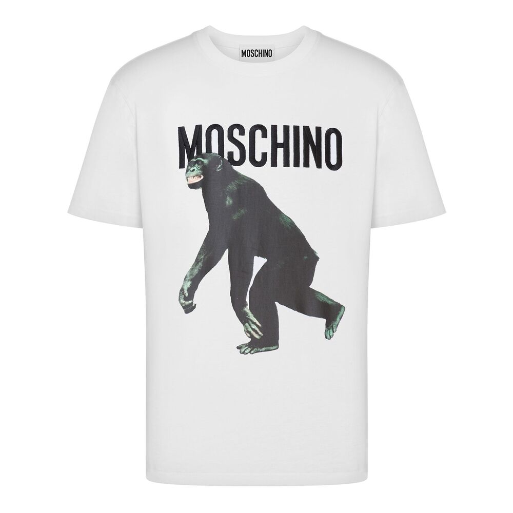 Moschino White T-Shirts & Vests - T-Shirts Men