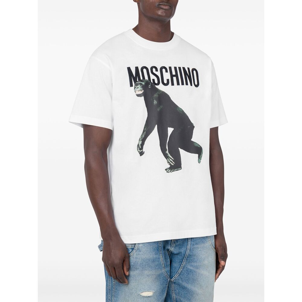Moschino White T-Shirts & Vests - T-Shirts Men