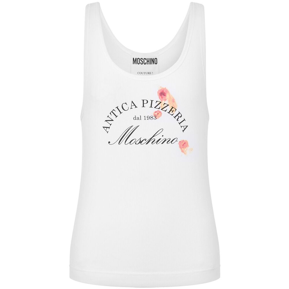 Moschino White Tops - Vests & Tank Tops Women