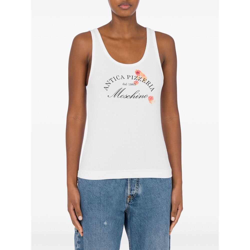 Moschino White Tops - Vests & Tank Tops Women