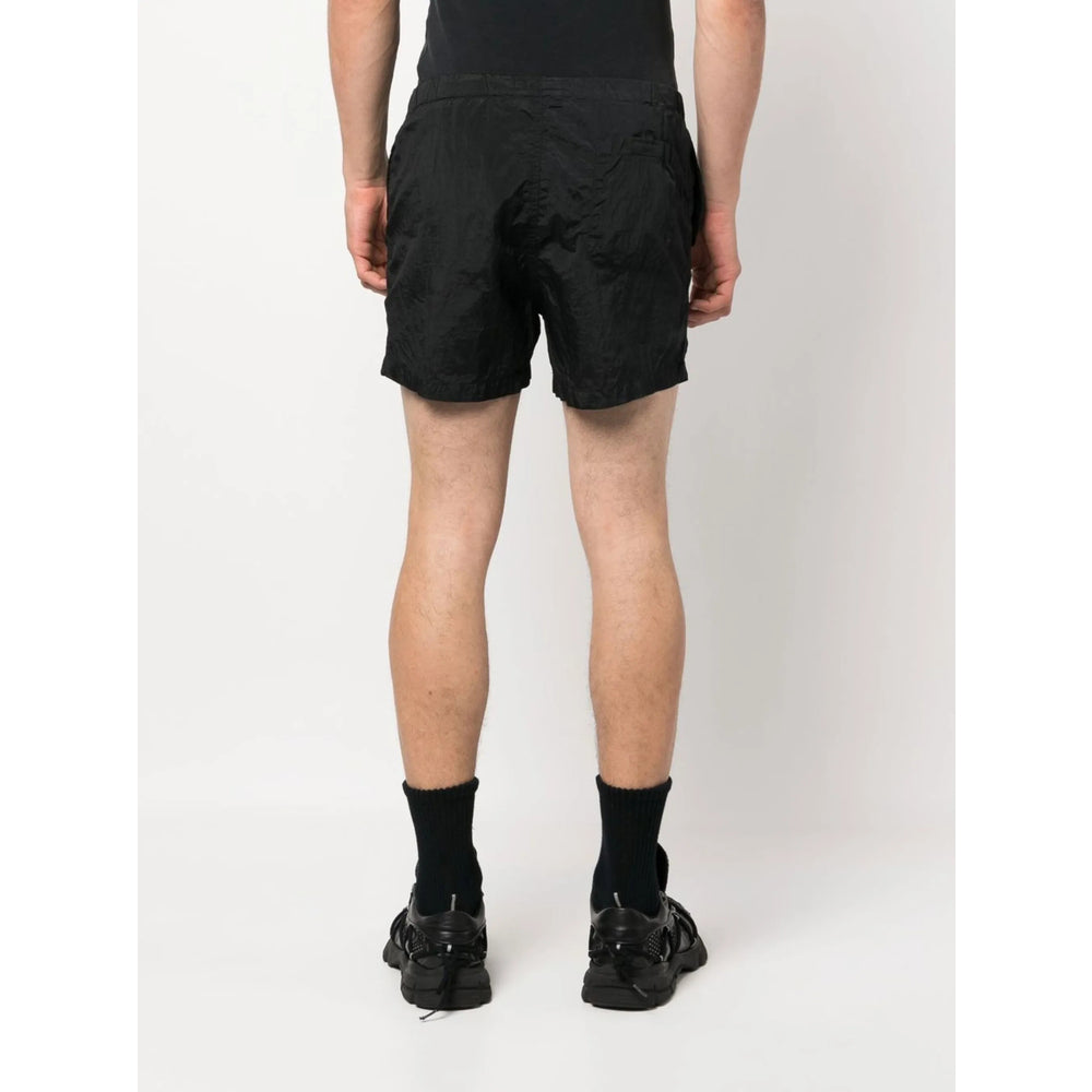 Stone Island Black Beachwear - Swim Shorts Men