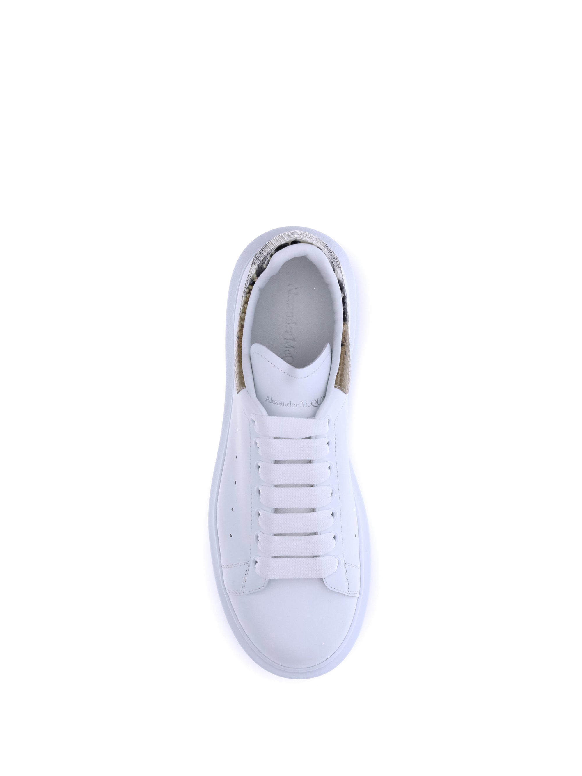 Alexander Mcqueen Men Leather Sneakers