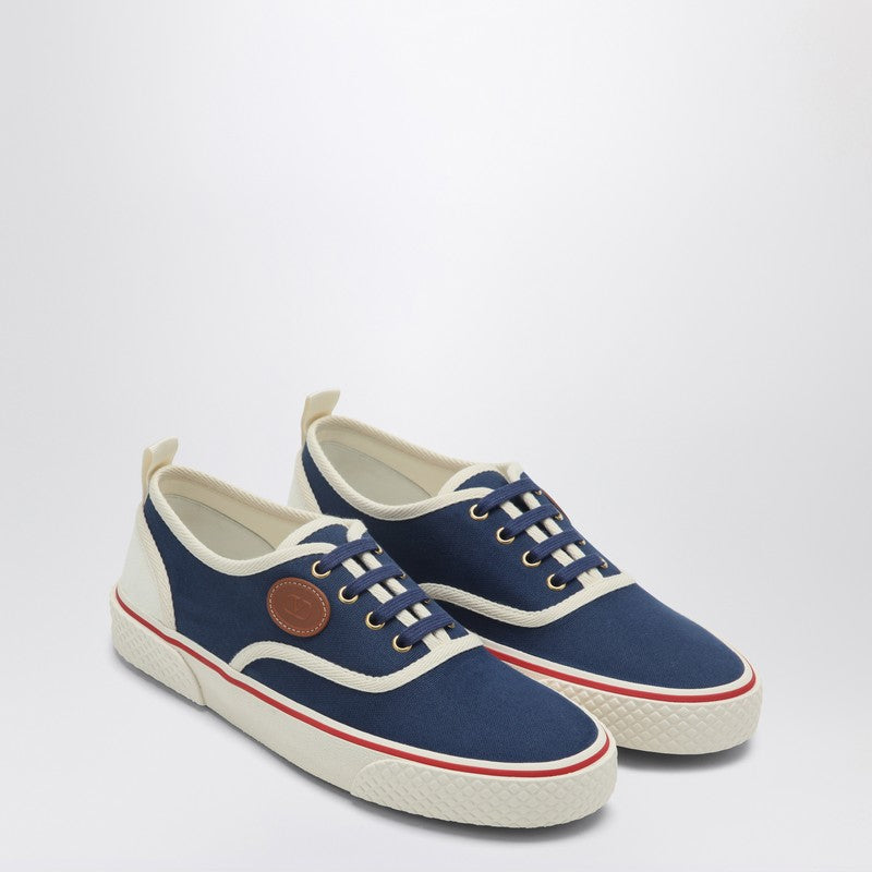 Valentino Garavani Sneaker Nojoke In Blue And White Canvas Men