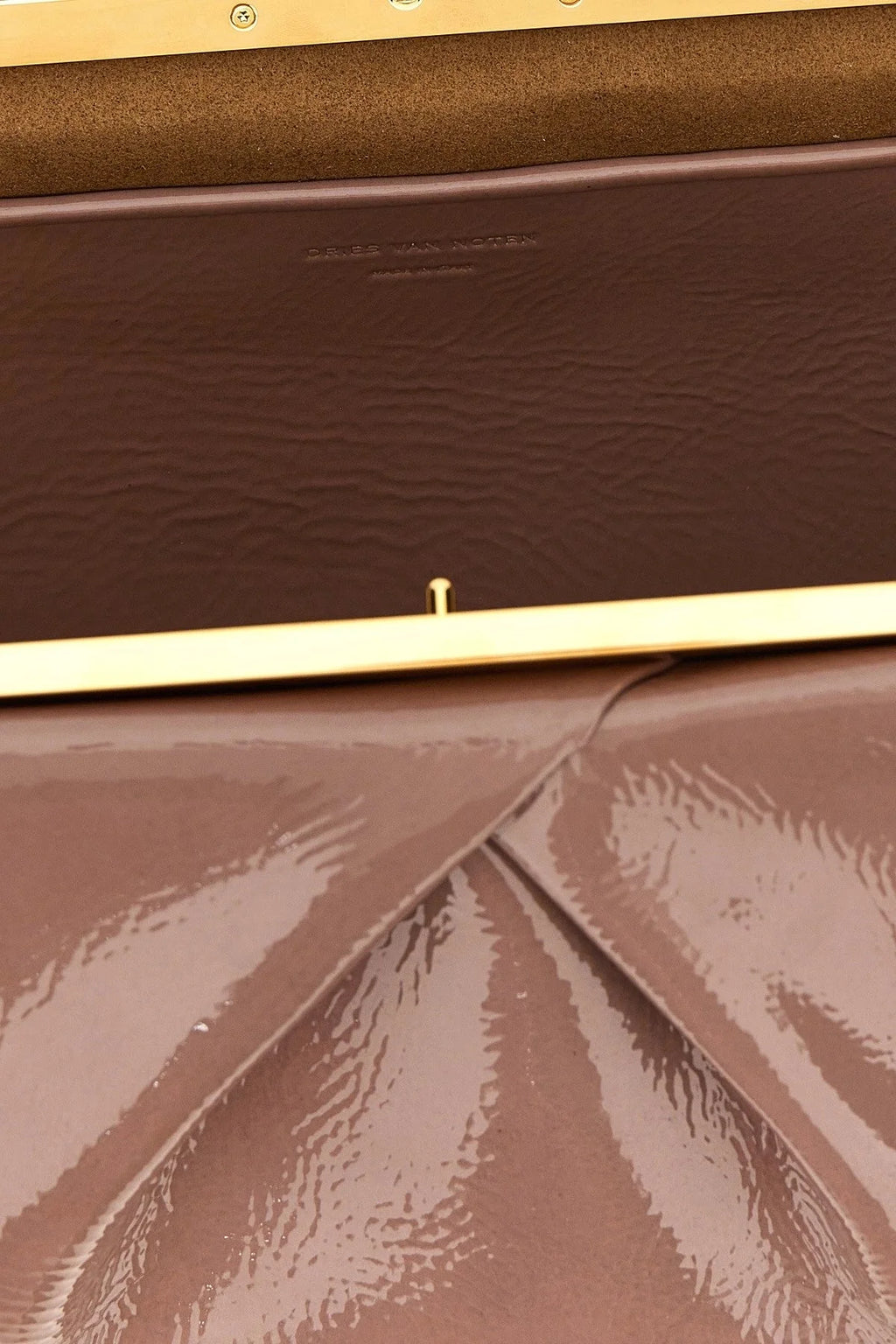 Dries Van Noten Women Patent Clutch