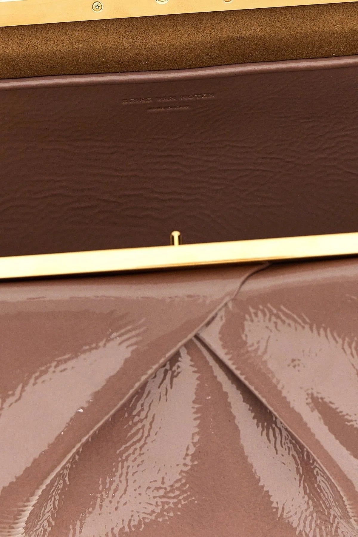 Dries Van Noten Women Patent Clutch