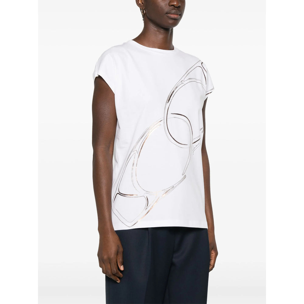 Herno White Tops - T-Shirts & Jerseys Women