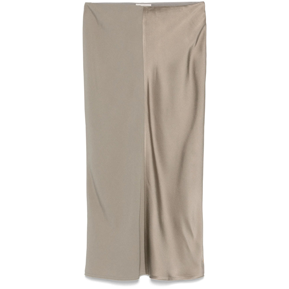 Ami Paris Grey Skirts - Straight Skirts Women