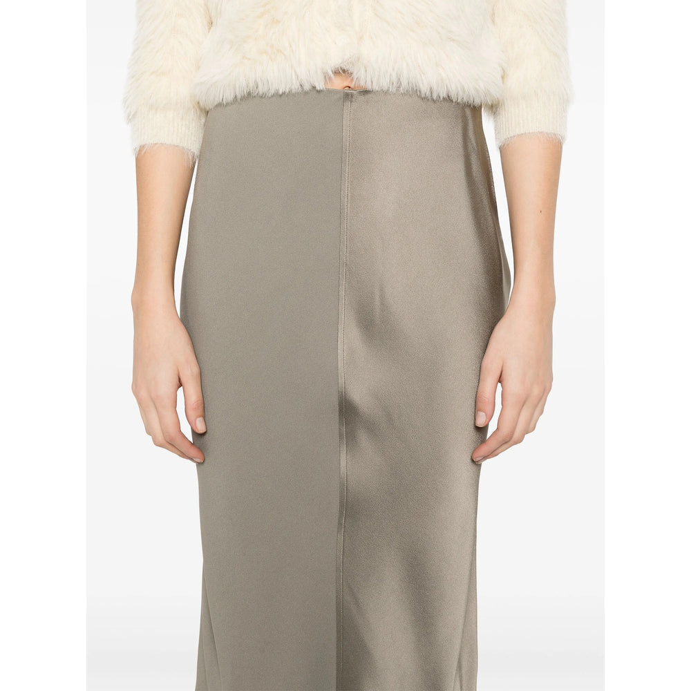 Ami Paris Grey Skirts - Straight Skirts Women