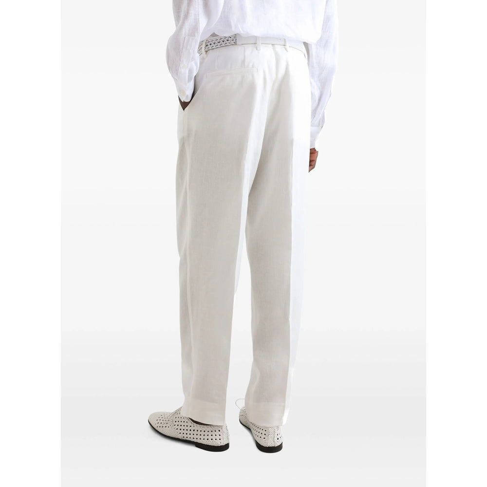 Dolce & Gabbana White Trousers - Tailored Trousers Men
