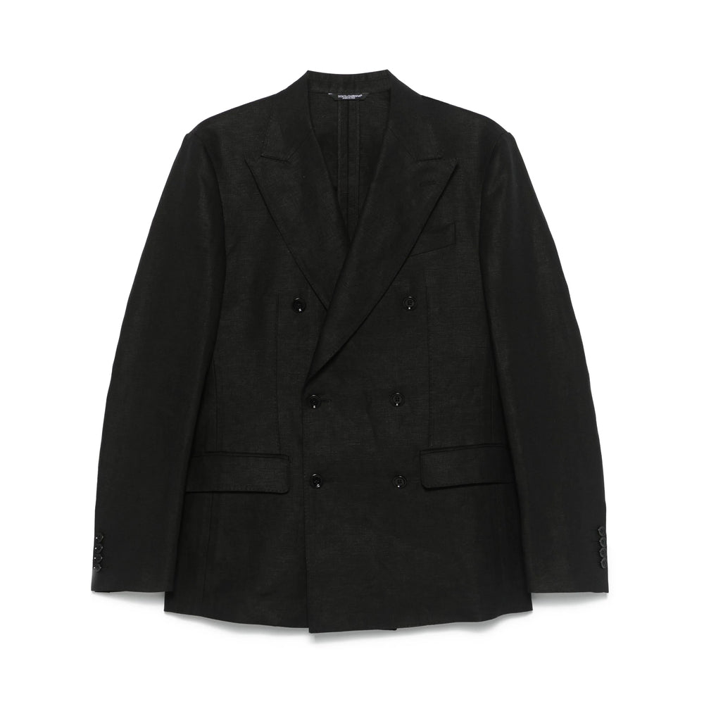 Dolce & Gabbana Black Jackets - Blazers Men