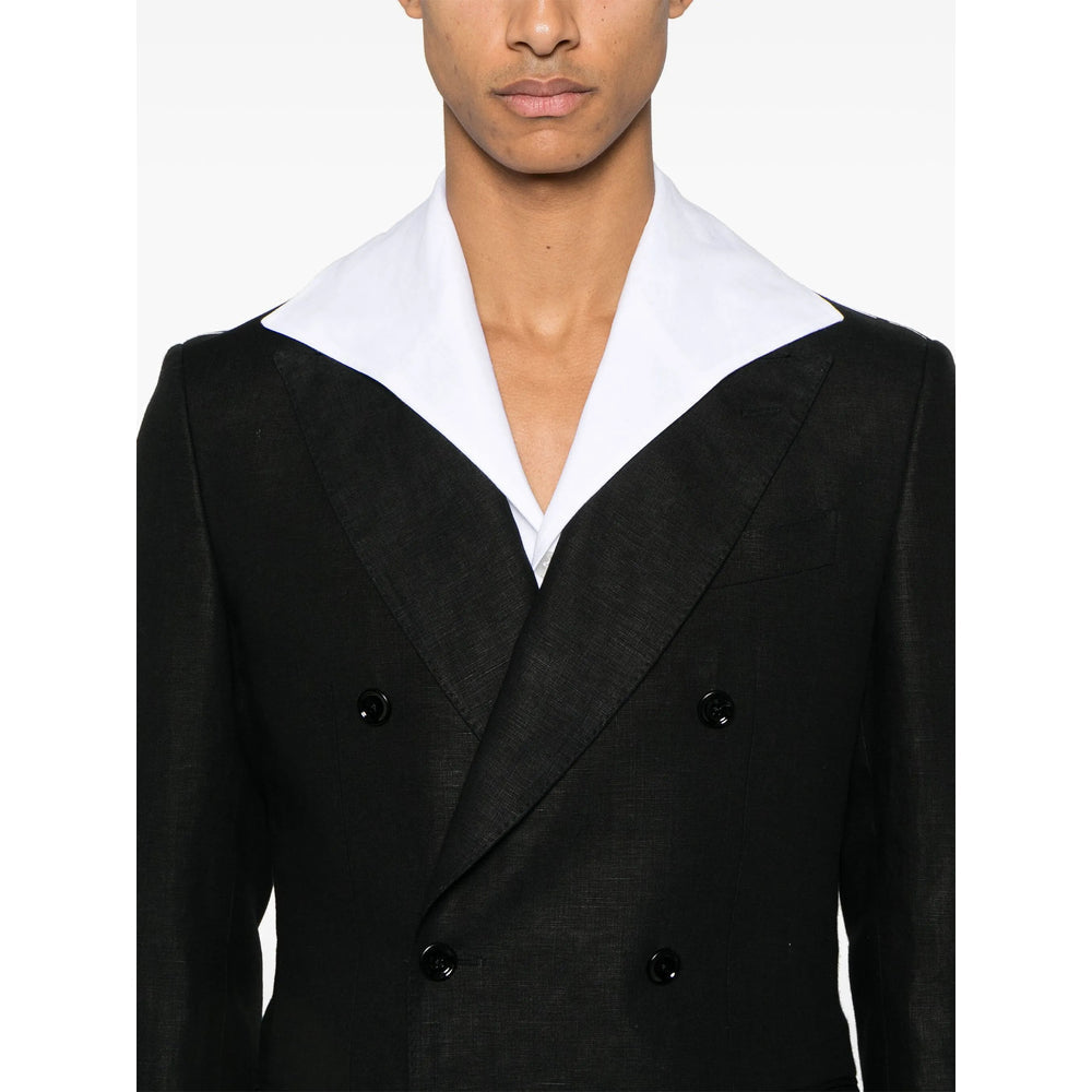 Dolce & Gabbana Black Jackets - Blazers Men