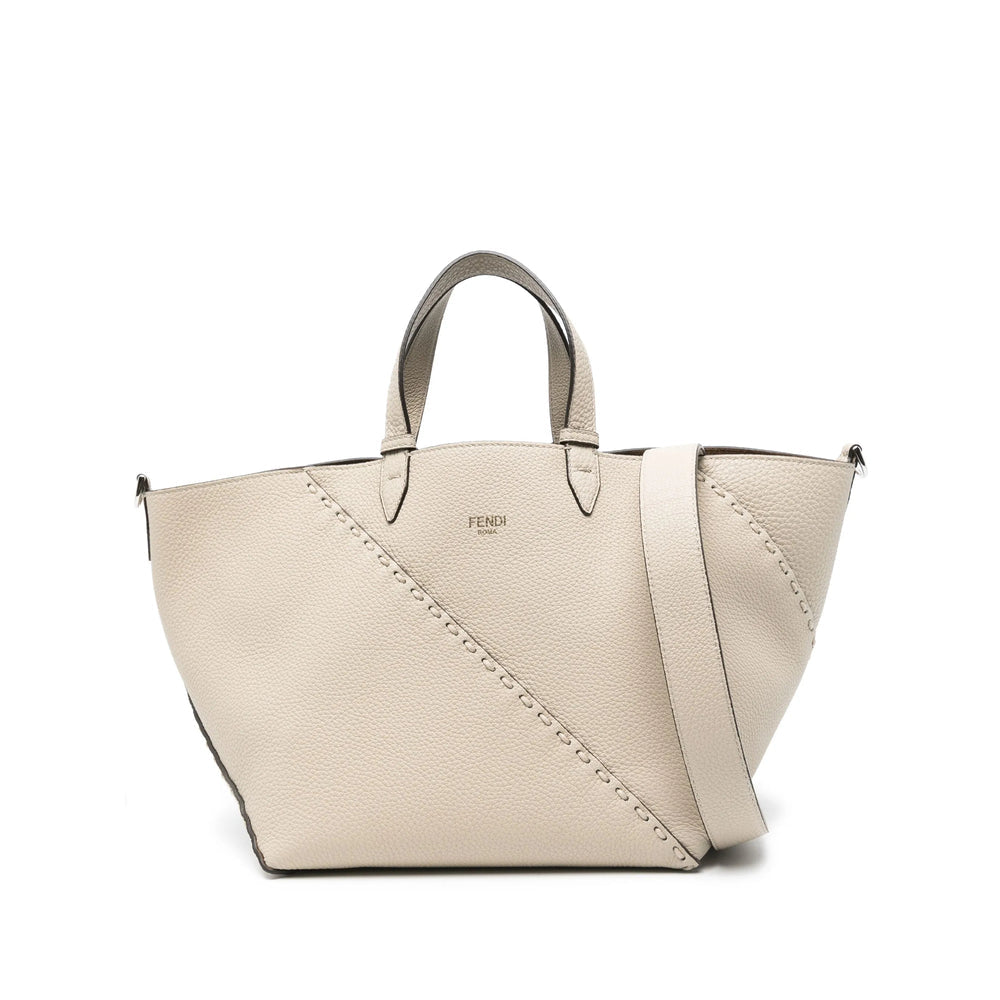 Fendi Neutrals Tote Bags Men