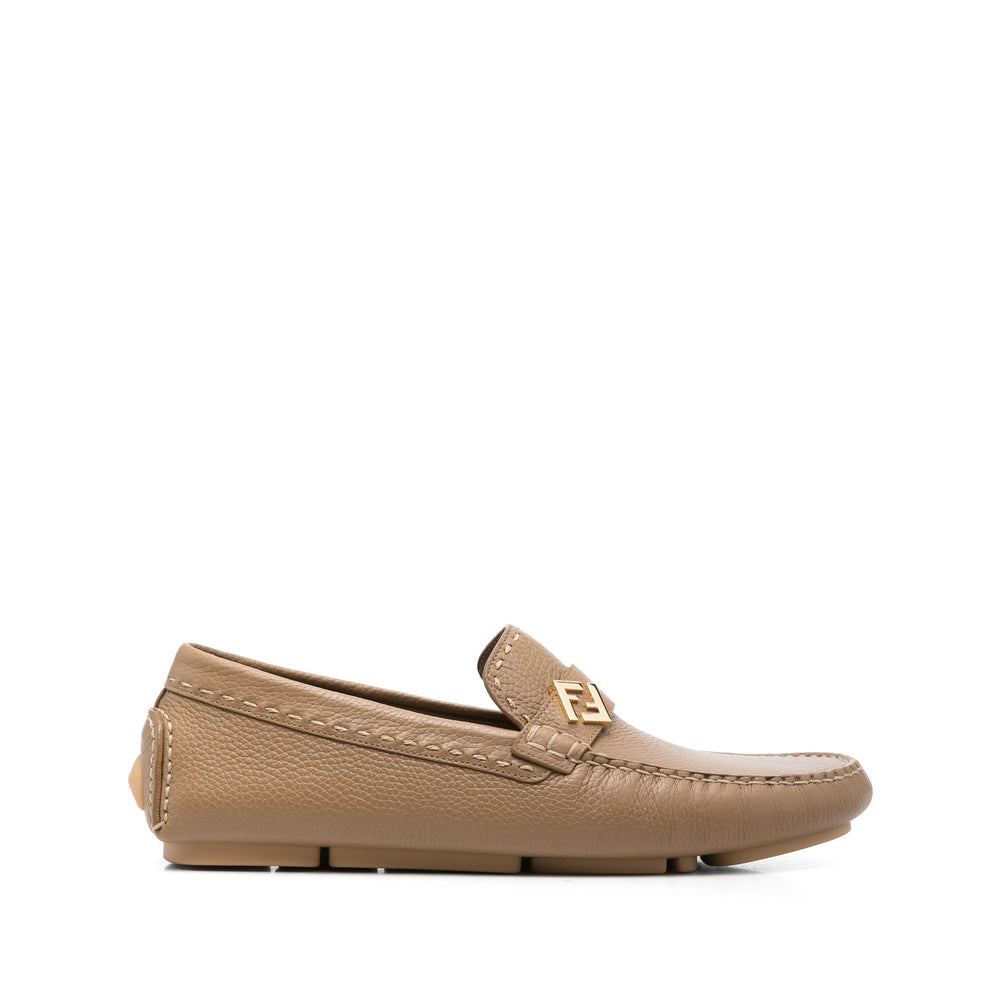 Fendi Brown Loafers Men
