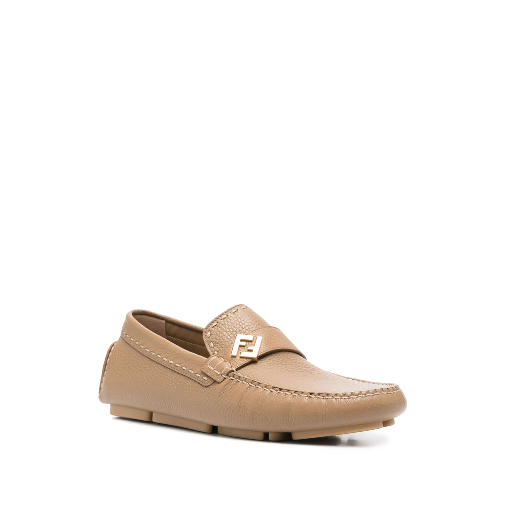 Fendi Brown Loafers Men