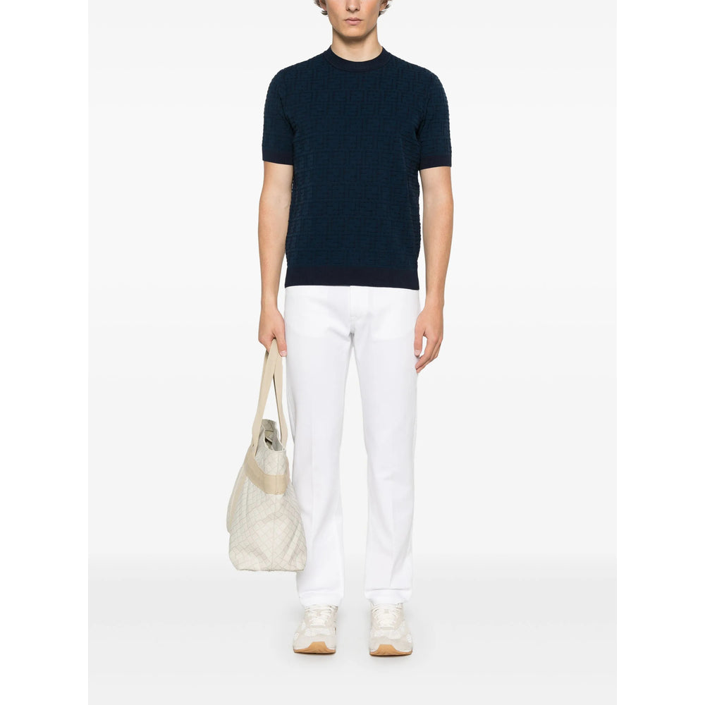 Fendi White Denim - Regular & Straight-Leg Jeans Men