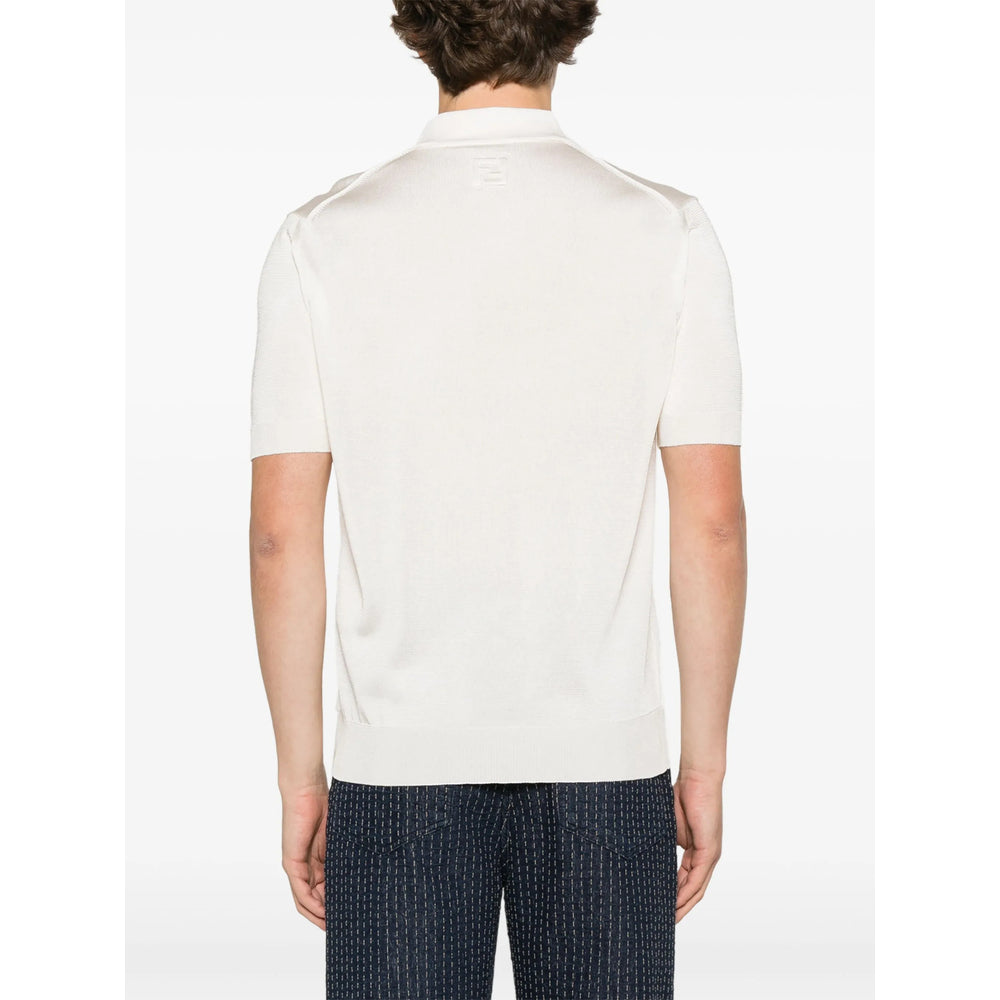 Fendi Neutrals Polo Shirts Men