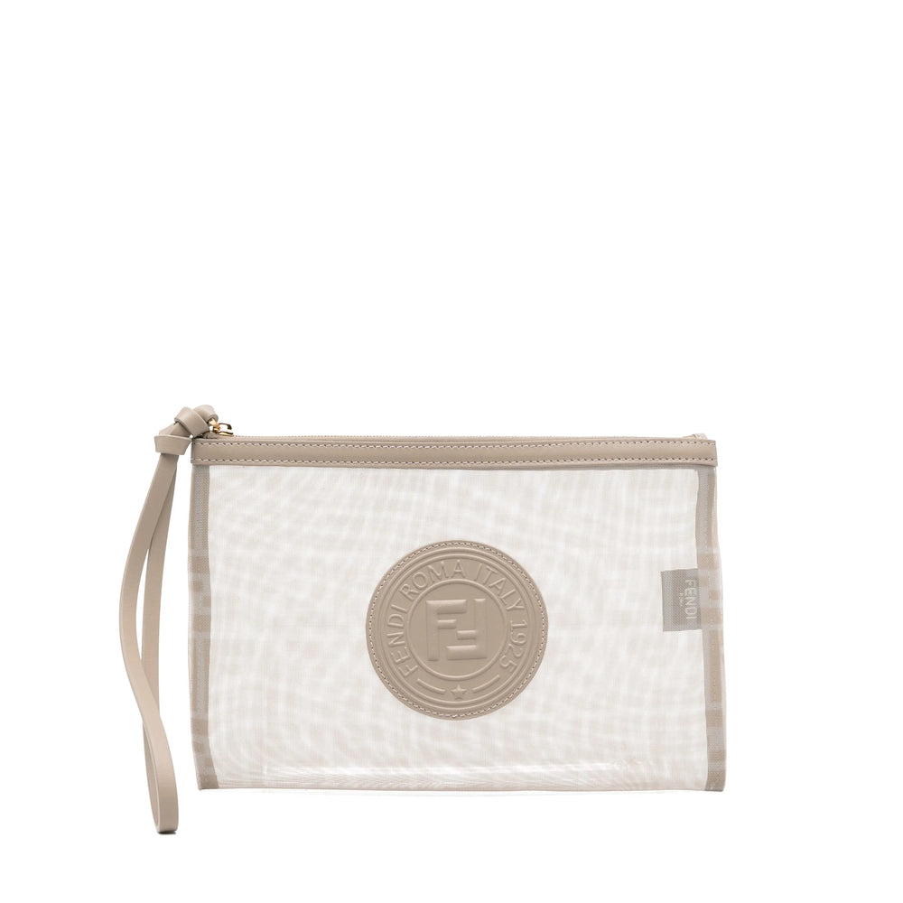 Fendi Neutrals Clutch Bags Women