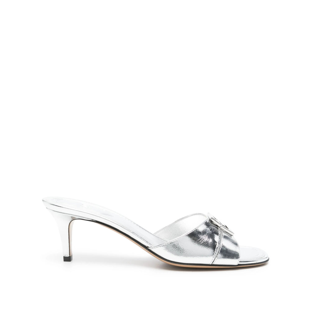 Fendi Silver Sandals Women