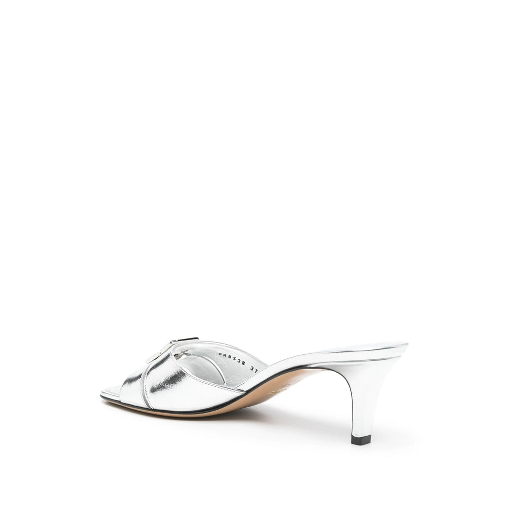 Fendi Silver Sandals Women