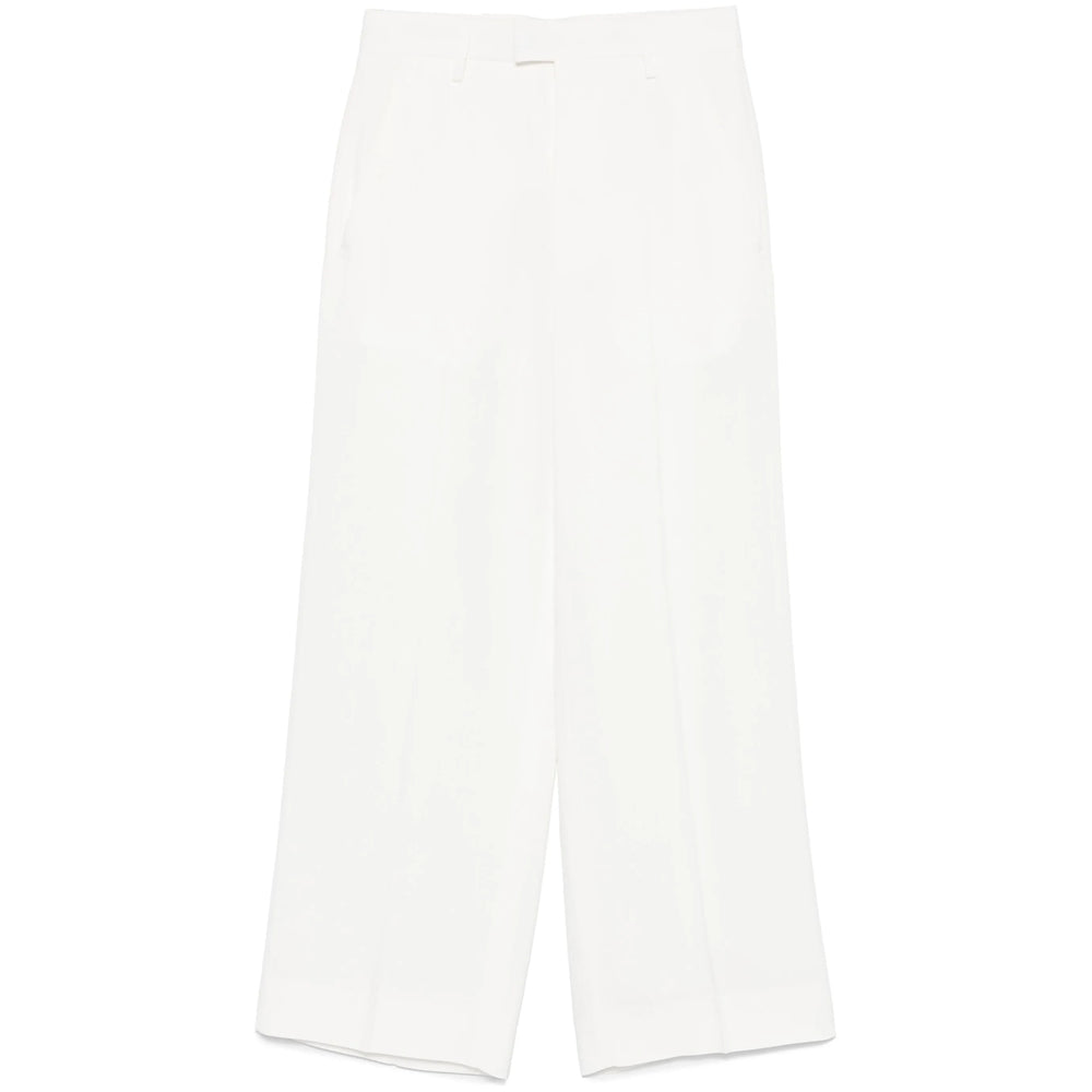 Ann Demeulemeester White Trousers - Straight Trousers Women