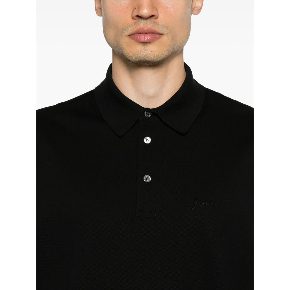 Givenchy Black Polo Shirts Men