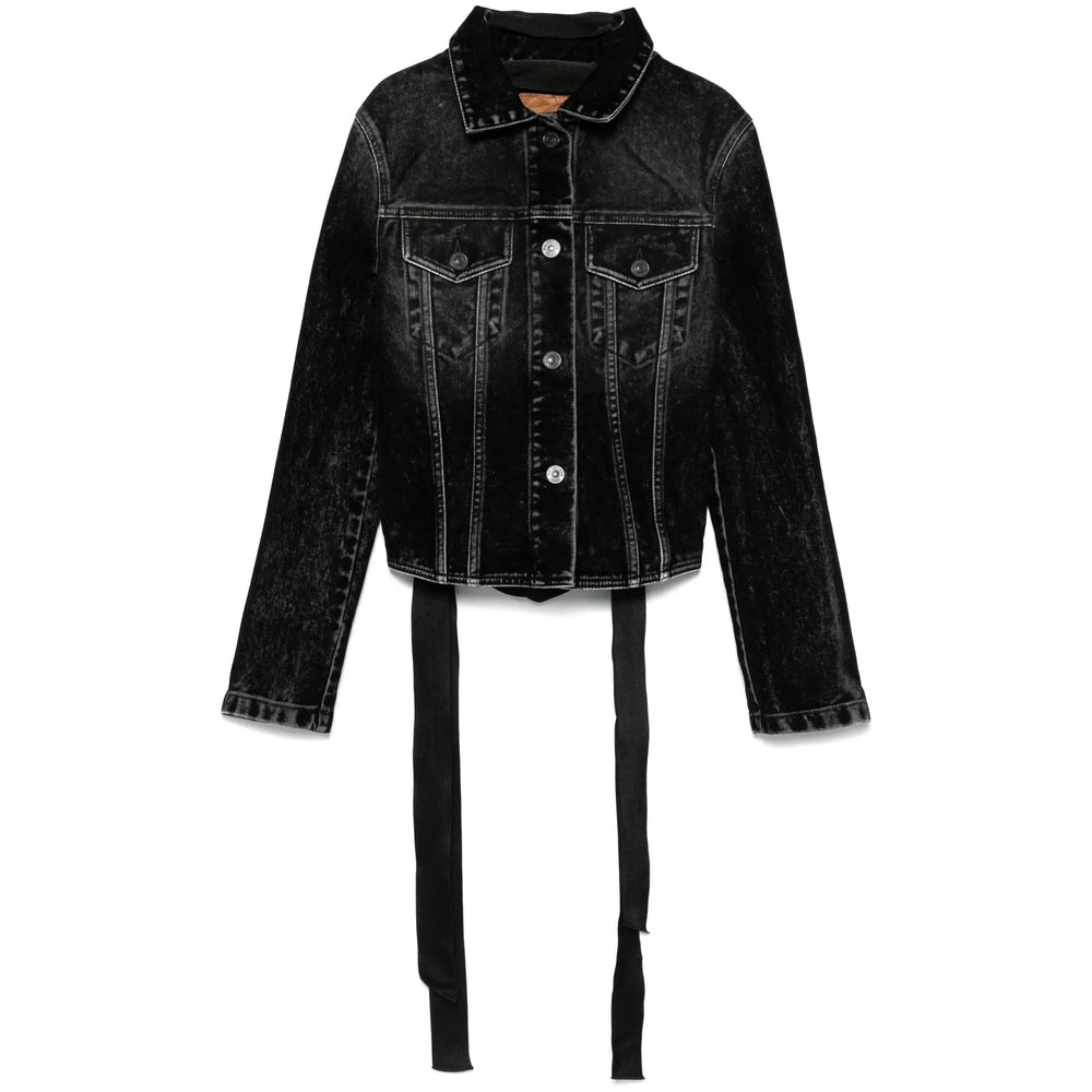Balenciaga Black Jackets - Denim Jackets Women
