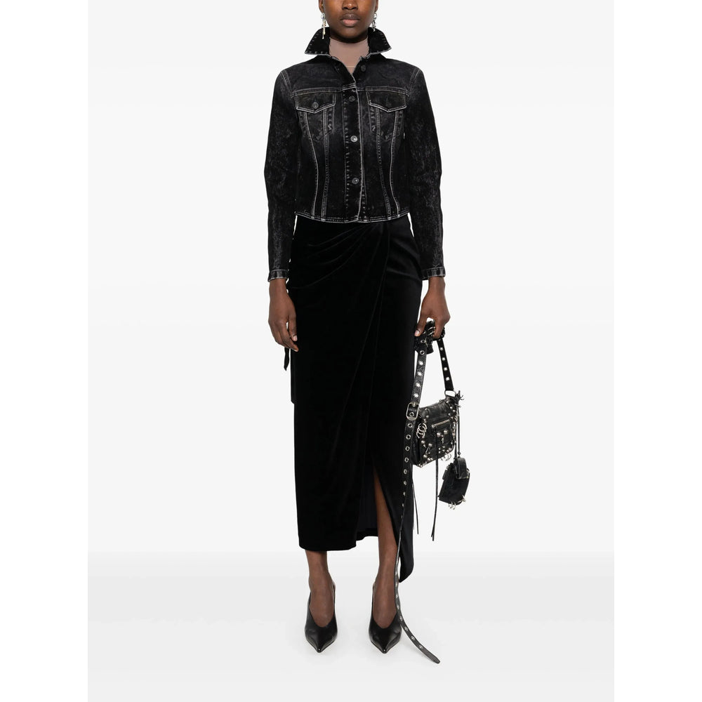 Balenciaga Black Jackets - Denim Jackets Women